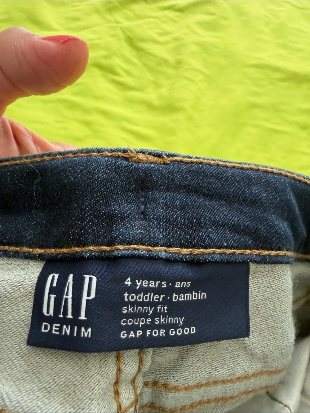 GAP Kids Dark Blue Straight Leg Jeans